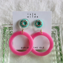 Load image into Gallery viewer, Kira Illusion Hoop Earrings