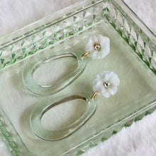 Load image into Gallery viewer, Floral Fame Hoop Earrings