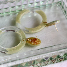 Load image into Gallery viewer, Illusion Spotlight Hoop Earrings