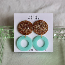 Load image into Gallery viewer, Double Zero Earrings