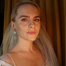Load image into Gallery viewer, Stars Align Drop Earrings