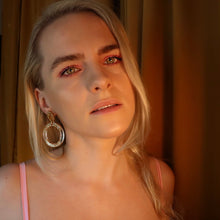 Load image into Gallery viewer, Illusion Spotlight Hoop Earrings