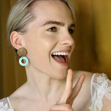 Load image into Gallery viewer, Double Zero Earrings