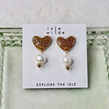 Load image into Gallery viewer, Heart-ly Listening Earrings
