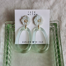 Load image into Gallery viewer, Floral Fame Hoop Earrings