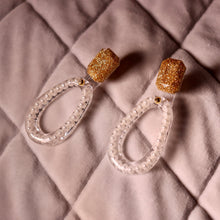 Load image into Gallery viewer, Sunken Pearl Earrings