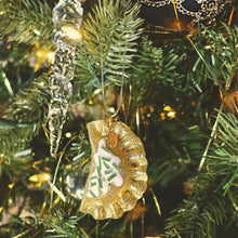 Load image into Gallery viewer, Golden Pierogi Dumpling Ornament