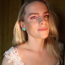 Load image into Gallery viewer, Penny Heart Stud Earrings