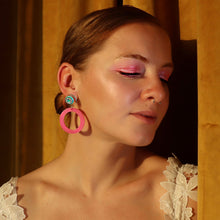 Load image into Gallery viewer, Kira Illusion Hoop Earrings
