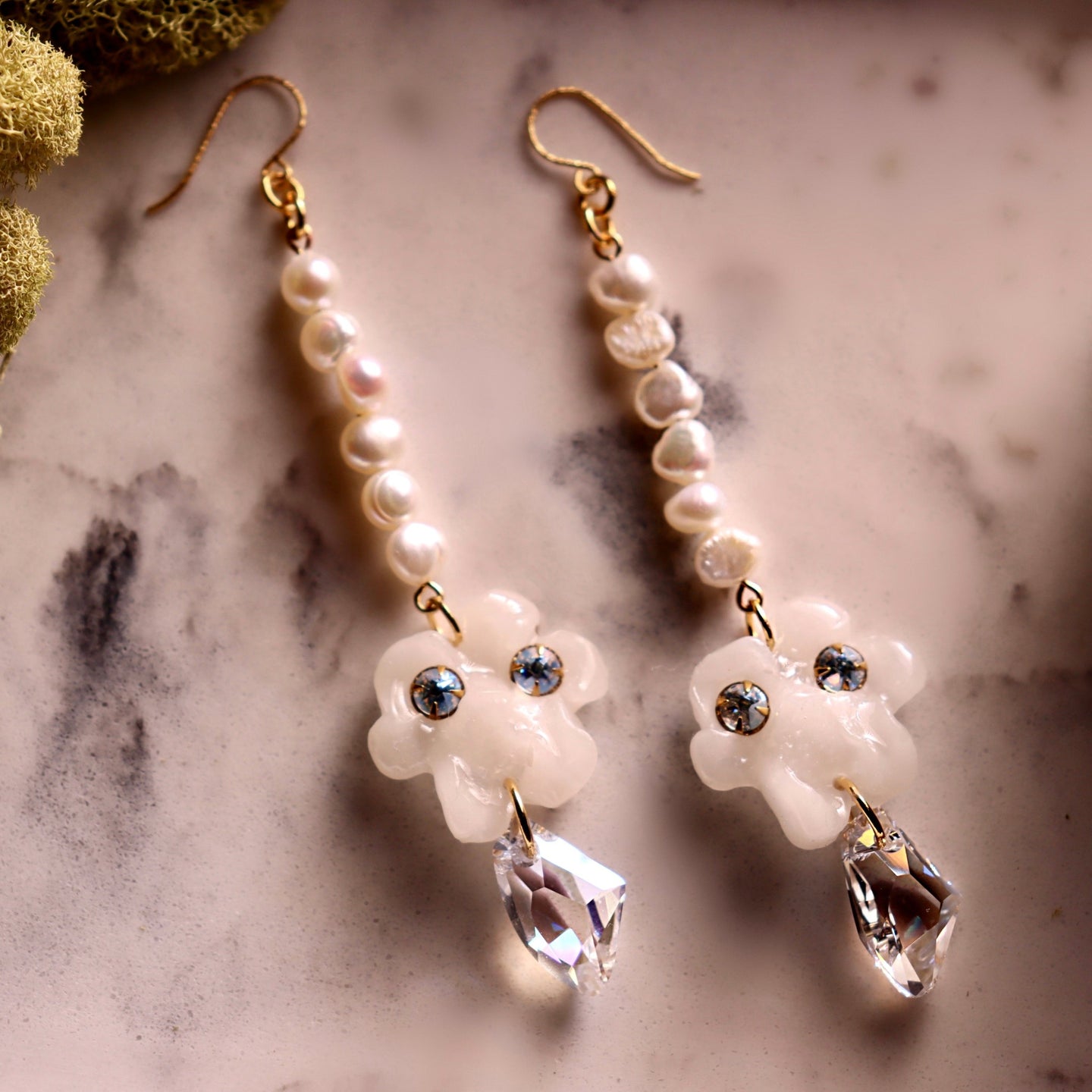 Titania Freshwater Dangle Earrings